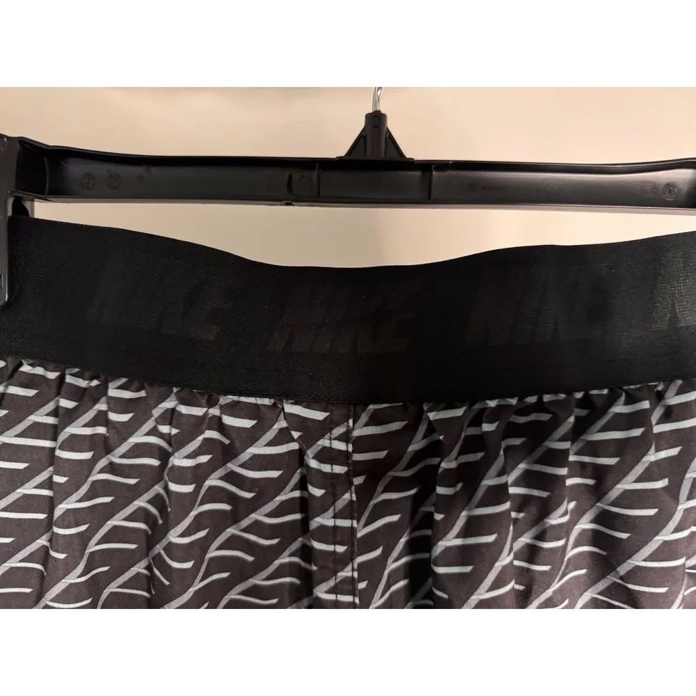 Nike - Swim Trunks Diagonal Stripe Lace Up‎ - Black Blue - S - Mens